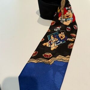 Vintage Hanna Barbera Fred Flinstone Sports Necktie